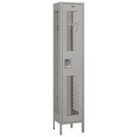 Salsbury Assembled Single Tier Vented Locker - Grey / Grey