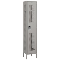 Salsbury Unassembled Single Tier Vented Locker - Grey / Grey