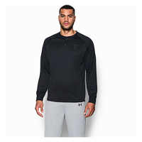 Under Armour Training Warm-Up Henley - Men's - All Black / Black