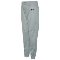 Under Armour Utility Closed Bottom Pants - Boys' Grade School - Grey