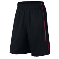 Jordan Double Crossover Shorts - Men's - Black / Red