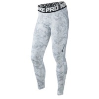 Nike Pro Hypercool Tights - Men's - White / Grey