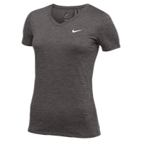 Nike Team Short Sleeve V-Neck Legend T-Shirt - Women's - Grey / Grey