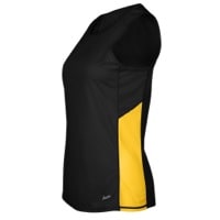 Eastbay Team Two Color Singlet - Women's - Black / Gold