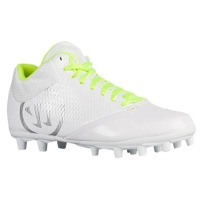 Warrior Burn 9.0 Mid Jr - Boys' Grade School - White / Light Green