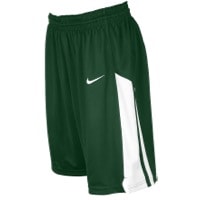 Nike Team Fastbreak Shorts - Women's - Dark Green / White