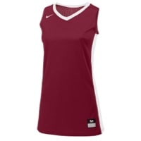 Nike Team Fastbreak Jersey - Girls' Grade School - Maroon / White