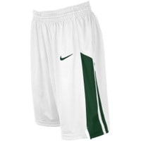 Nike Team Fastbreak Shorts - Girls' Grade School - White / Dark Green