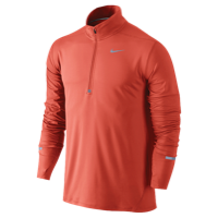 Nike Dri-FIT Element 1/2 Zip - Men's - Orange / Silver