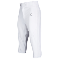 Jordan Re2pect Knicker Baseball Pants - Men's - White / Black