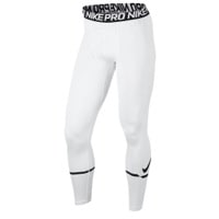 Nike Pro Cool Compression Tights - Men's - White / Black