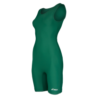 ASICS� Solid Modified Singlet - Women's - Dark Green / Dark Green