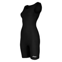 ASICS� Solid Modified Singlet - Women's - All Black / Black