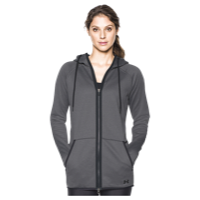 Under Armour Storm Armour Fleece Long F/Z Hoodie - Women's - Grey / Black