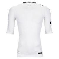 Nike Cool 1/2 Sleeve Compression Top - Men's - White / Black