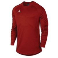 Jordan Team Jumpman L/S Shooting Shirt - Men's - Red / Red