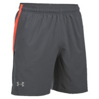 Under Armour 7" Launch Stretch Woven Run Shorts - Men's - Grey / Orange