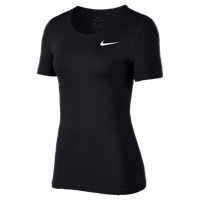 Nike Pro Mesh Top - Women's - Black / White