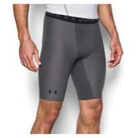 Under Armour HG Armour 2.0 9" Compression Shorts - Men's - Grey / Black