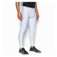 Under Armour HG Armour 2.0 Compression Tights - Men's - White / Grey