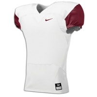 Nike Team Stock Mach Speed Jersey - Men's - White / Maroon