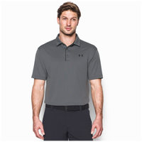 Under Armour Tech Golf Polo - Men's - Grey / Black