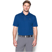 Under Armour Tech Golf Polo - Men's - Blue / Grey