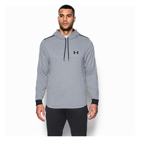 Under Armour Baseline Pullover Hoodie - Men's - Grey / Black