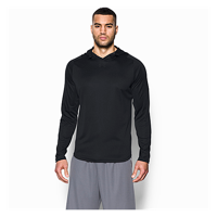 Under Armour Select Hooded Shooting Shirt - Men's - All Black / Black