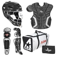 All Star System 7 Catcher's Kit - Youth - Black / White