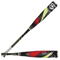 Louisville Slugger Prime 917 Senior League Bat -10 - Youth - Black / Red