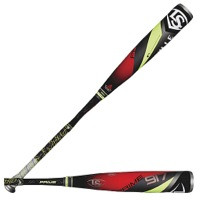 Louisville Slugger Prime 917 Senior League Bat -10 - Youth - Black / Red