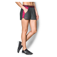 Under Armour Play Up Shorts 2.0 - Women's - Grey / Pink