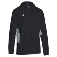 Under Armour Team Squad Woven 1/4 Zip Jacket - Men's - Black / Grey