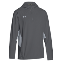 Under Armour Team Squad Woven 1/4 Zip Jacket - Men's - Grey / Grey