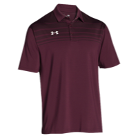 Under Armour Team Victor Polo - Men's - Maroon / Maroon