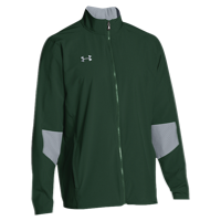 Under Armour Team Squad Woven Warm Up Jacket - Men's - Dark Green / Grey