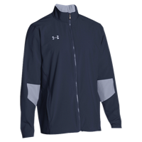 Under Armour Team Squad Woven Warm Up Jacket - Men's - Navy / Grey