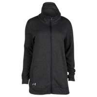 Under Armour Team Terry Traveler Full Zip Jacket - Women's - All Black / Black