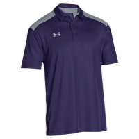 Under Armour Team Colorblock Polo - Men's - Purple / Grey