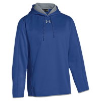 Under Armour Team Double Threat Fleece Hoodie - Men's - Blue / Grey