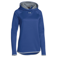 Under Armour Team Double Threat Fleece Hoodie - Women's - Blue / Grey