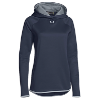 Under Armour Team Double Threat Fleece Hoodie - Women's - Navy / Grey