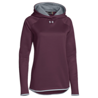 Under Armour Team Double Threat Fleece Hoodie - Women's - Maroon / Grey