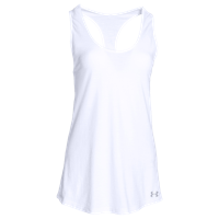 Under Armour Team Stadium Tank - Women's - All White / White