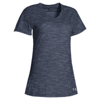 Under Armour Team Stadium Short Sleeve T-Shirt - Women's - Navy / Grey