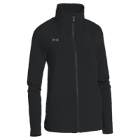 Under Armour Team Squad Woven Warm Up Jacket - Women's - All Black / Black