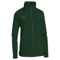 Under Armour Team Squad Woven Warm Up Jacket - Women's - Dark Green / Dark Green