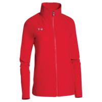 Under Armour Team Squad Woven Warm Up Jacket - Women's - Red / Red