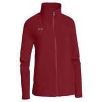 Under Armour Team Squad Woven Warm Up Jacket - Women's - Cardinal / Cardinal